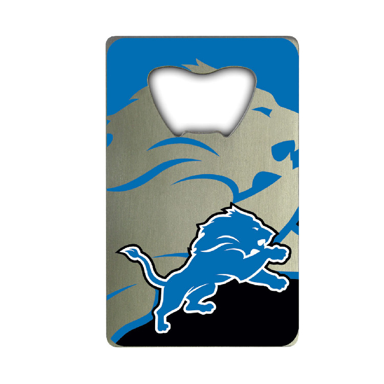 Detroit Lions Bottle Opener Credit Card Style