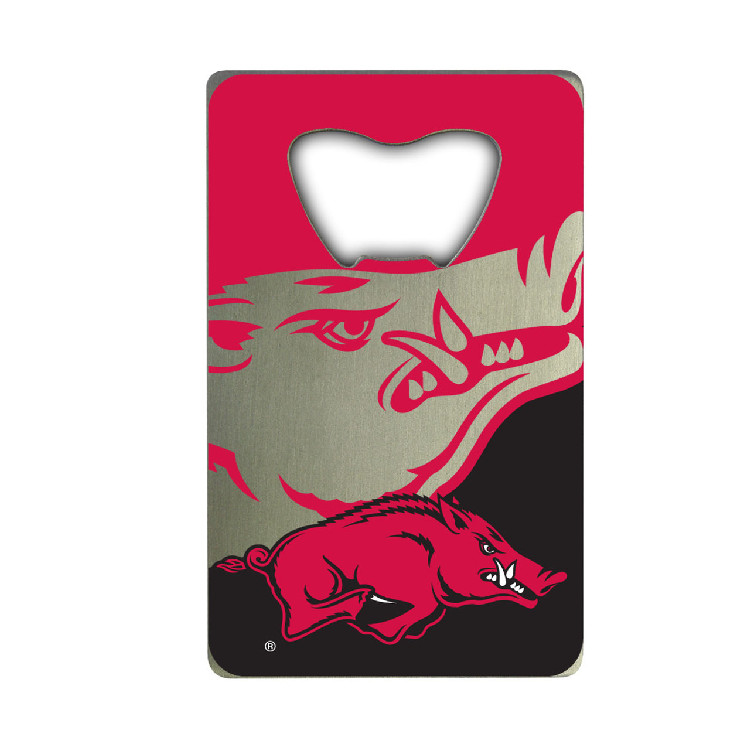 Arkansas Razorbacks Bottle Opener Credit Card Style