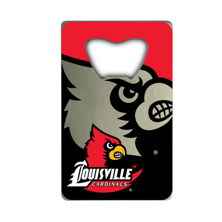 Louisville Cardinals Bottle Opener Credit Card Style