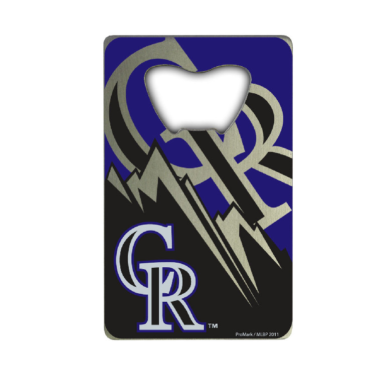 Colorado Rockies Bottle Opener Credit Card Style