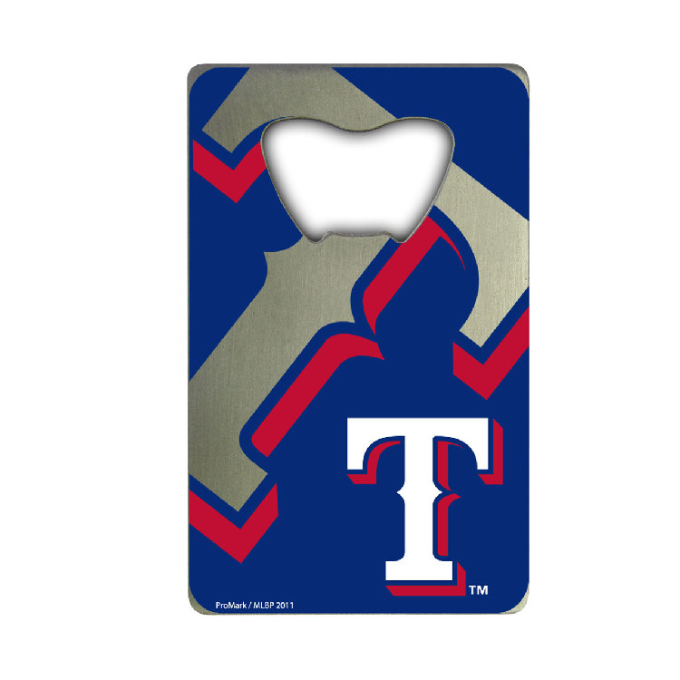 Texas Rangers Bottle Opener Credit Card Style