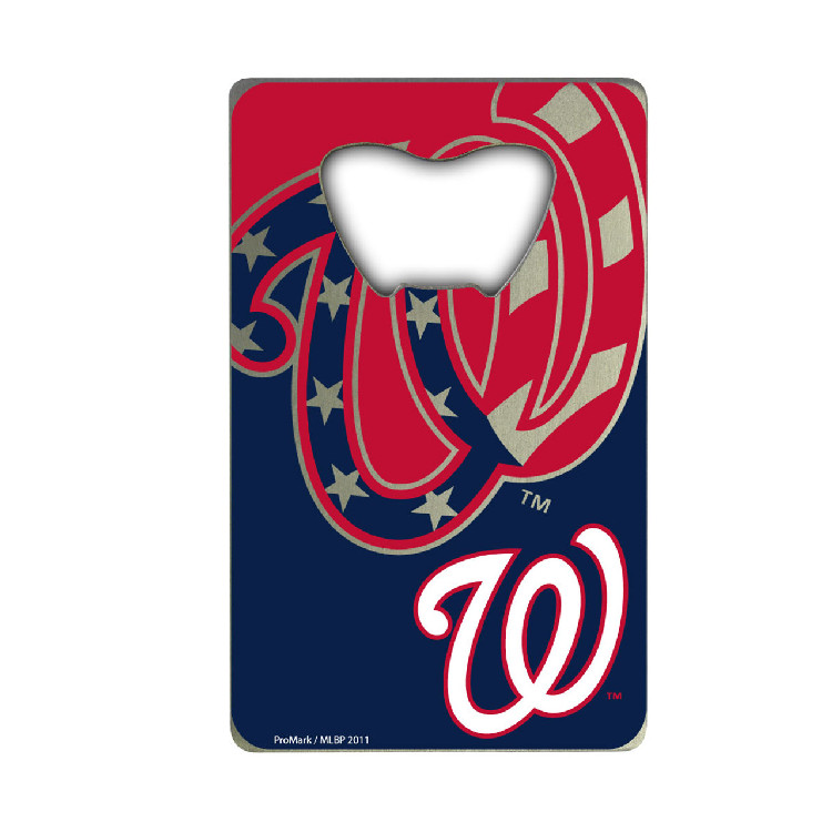 Washington Nationals Bottle Opener Credit Card Style