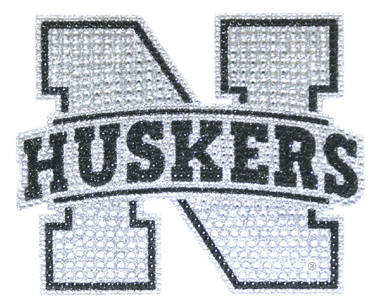 Nebraska Cornhuskers Auto Emblem Rhinestone Bling CO