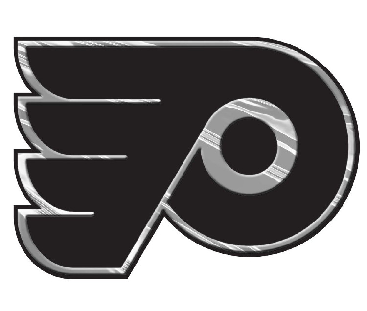 Philadephia Flyers Auto Emblem - Silver