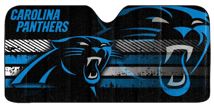 Carolina Panthers Auto Sun Shade - 59"x27"