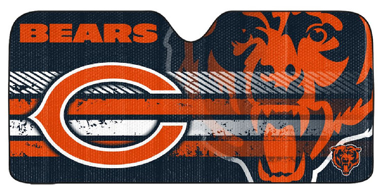 Chicago Bears Auto Sun Shade - 59"x27"