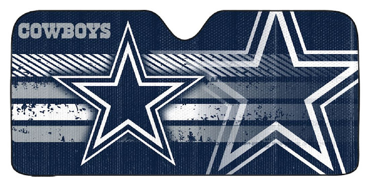 Dallas Cowboys Auto Sun Shade - 59"x27"