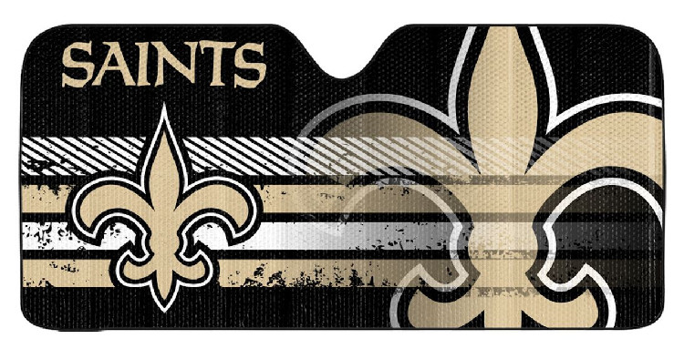 New Orleans Saints Auto Sun Shade - 59"x27"