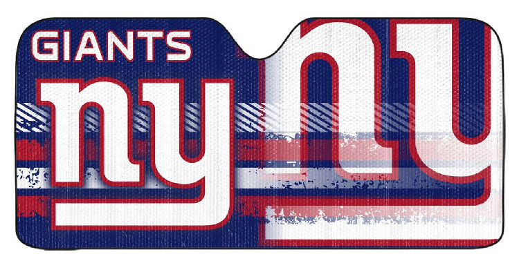 New York Giants Auto Sun Shade - 59"x27"