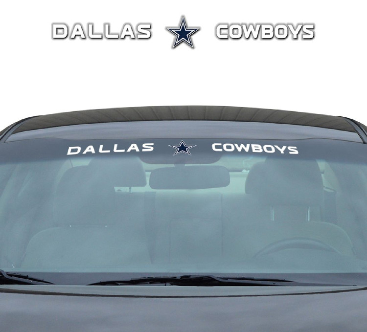 Dallas Cowboys Decal 35x4 Windshield