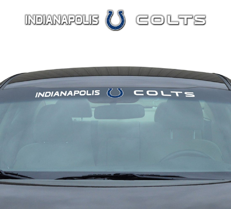 Indianapolis Colts Decal 35x4 Windshield Style