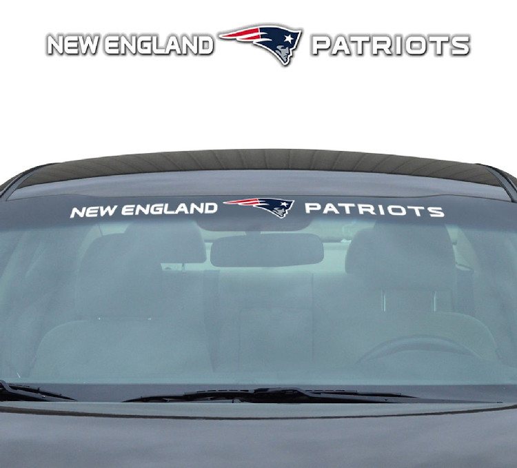 New England Patriots Decal 35x4 Windshield