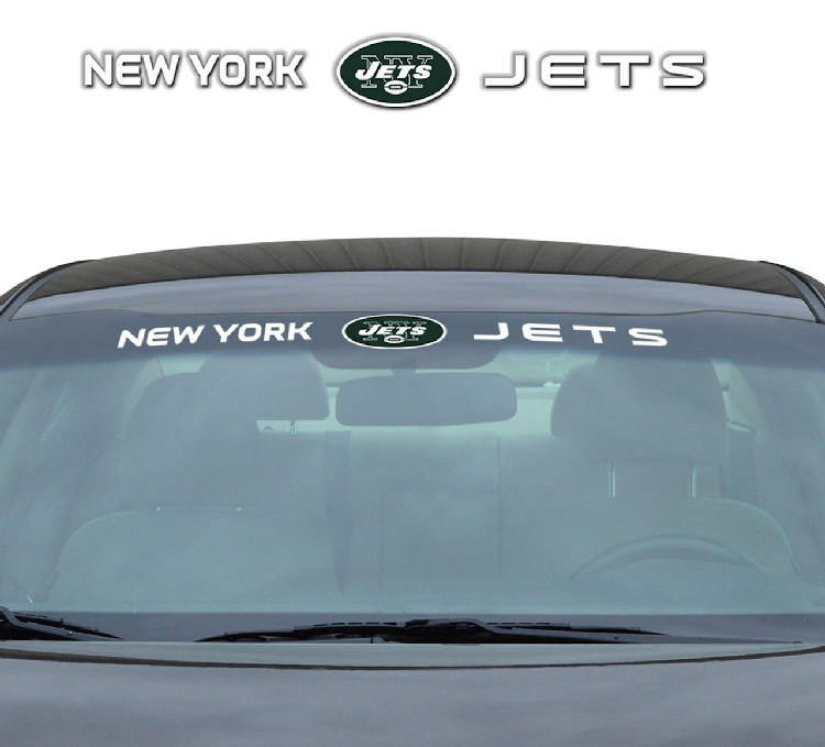 New York Jets Decal 35x4 Windshield