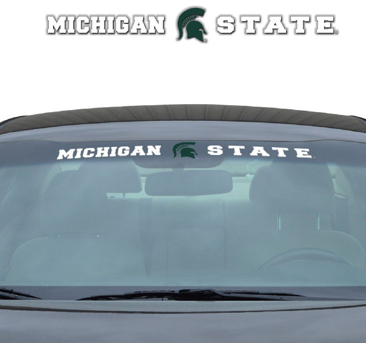 Michigan State Spartans Decal 35x4 Windshield