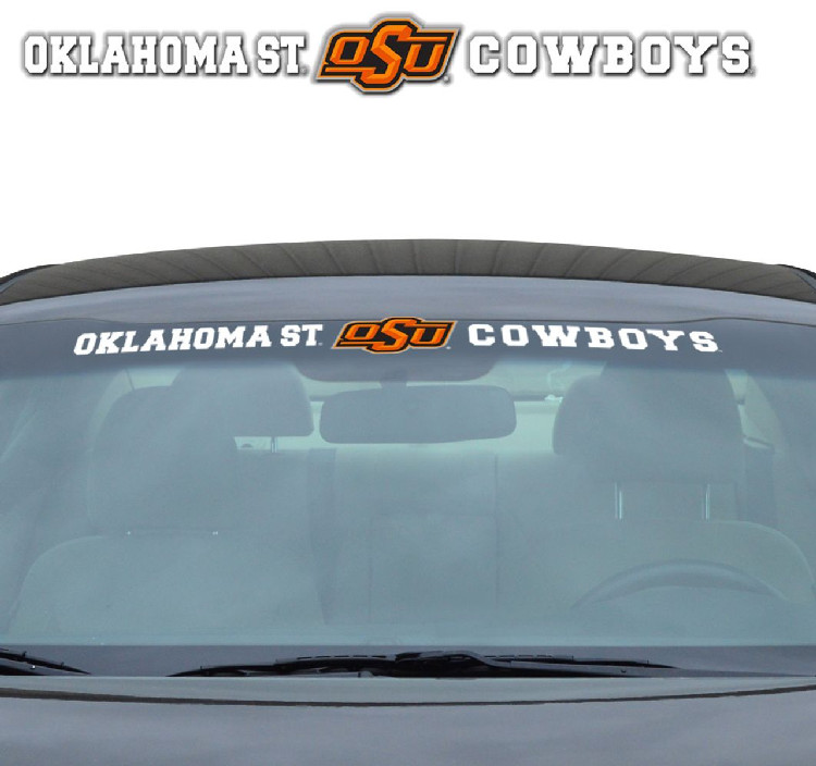 Oklahoma State Cowboys Decal 35x4 Windshield Style