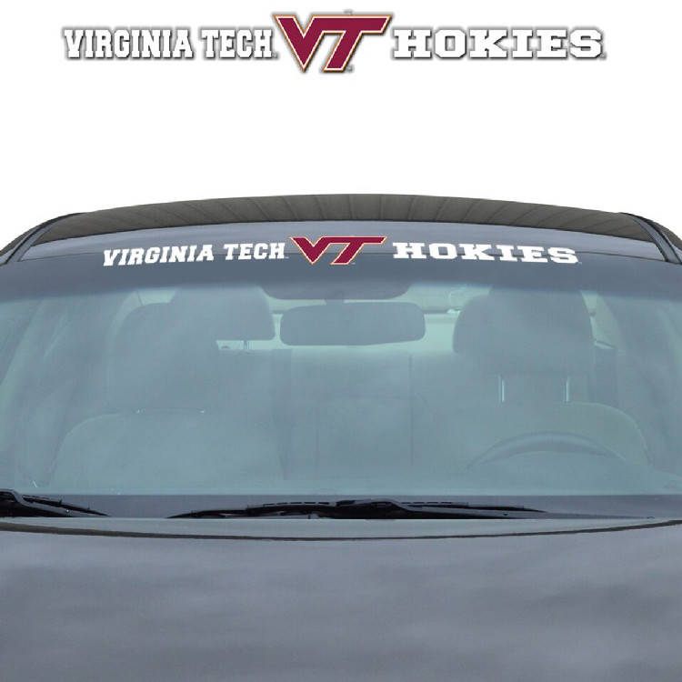 Virginia Tech Hokies Decal 35x4 Windshield