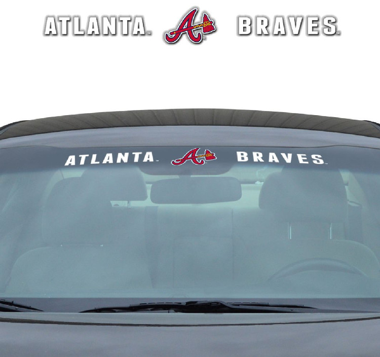 Atlanta Braves Decal 35x4 Windshield