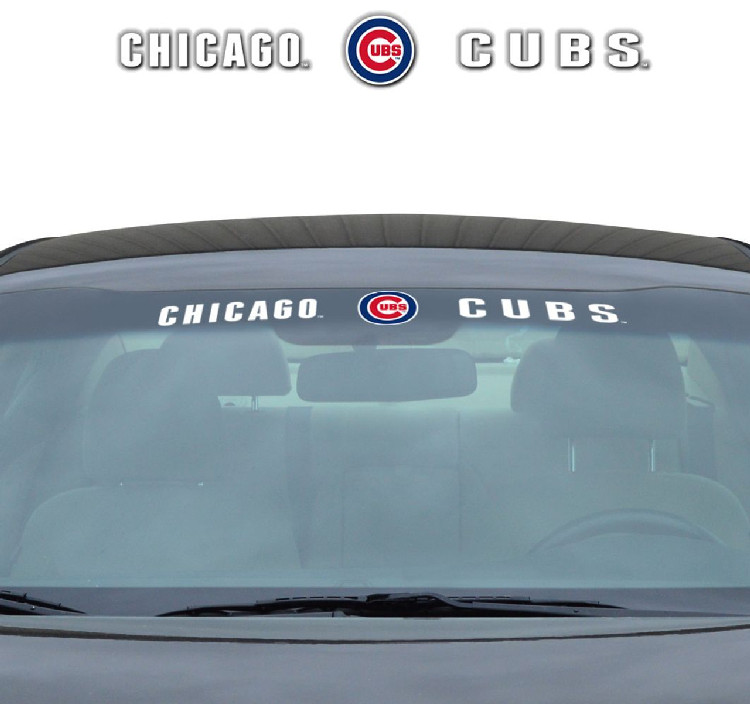 Chicago Cubs Decal 35x4 Windshield