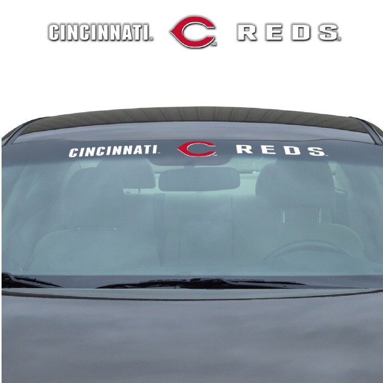 Cincinnati Reds Decal 35x4 Windshield