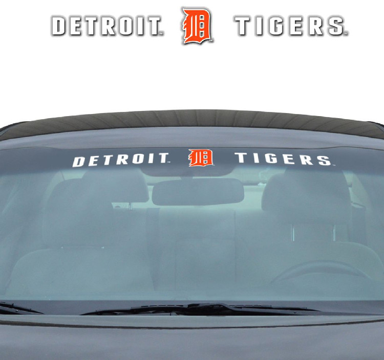 Detroit Tigers Decal 35x4 Windshield