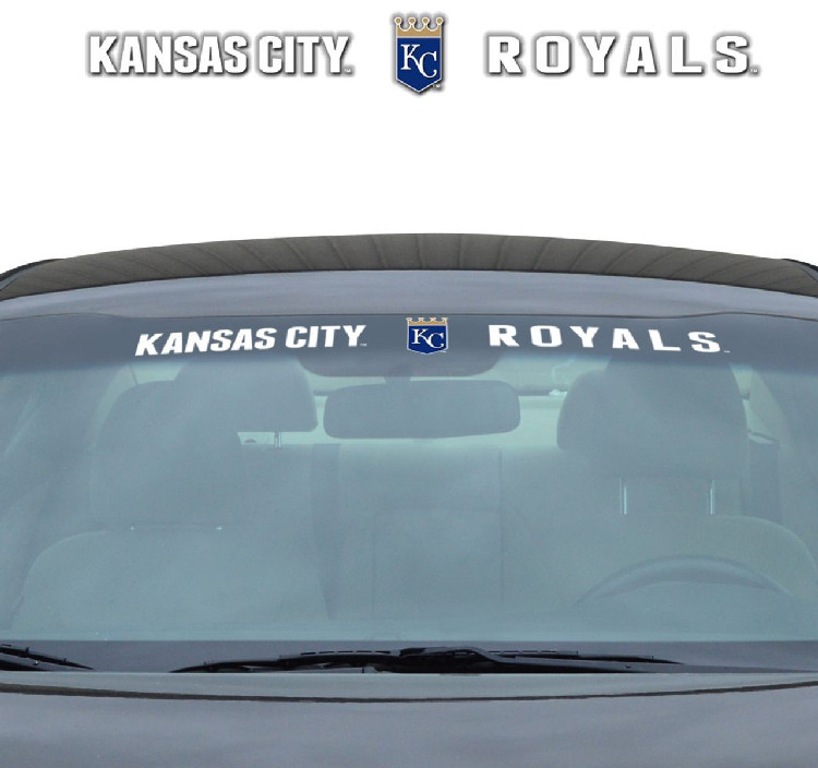 Kansas City Royals Decal 35x4 Windshield