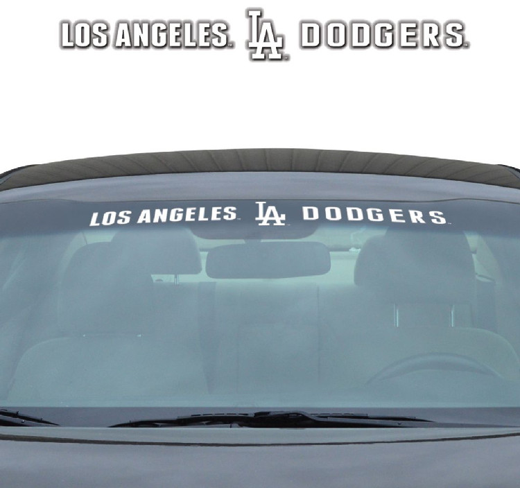 Los Angeles Dodgers Decal 35x4 Windshield Style