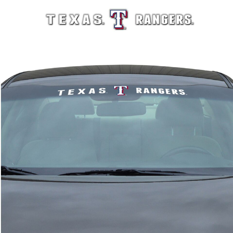 Texas Rangers Decal 35x4 Windshield