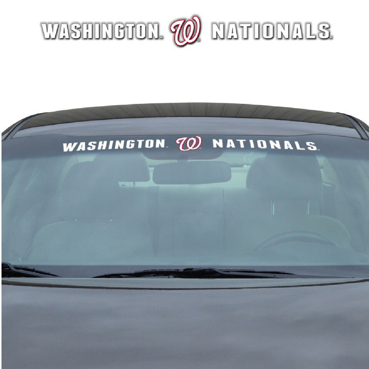 Washington Nationals Decal 35x4 Windshield