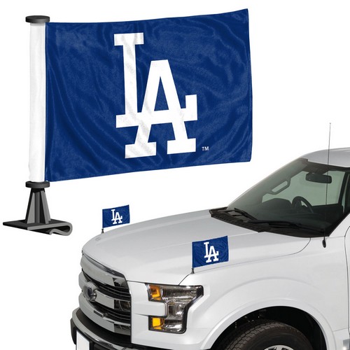 Team Promark Los Angeles Dodgers Flag Set 2 Piece Ambassador Style