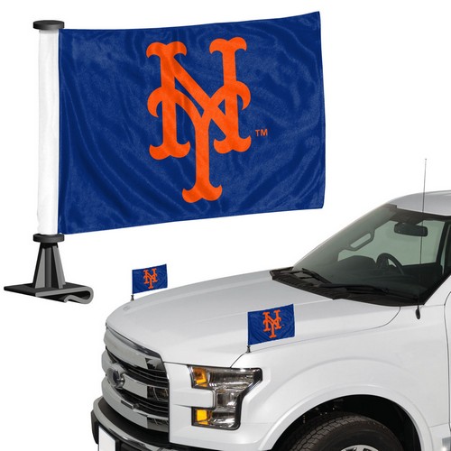 Team Promark New York Mets Flag Set 2 Piece Ambassador Style