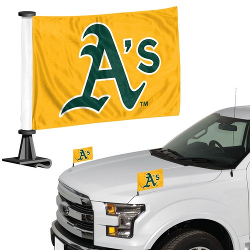 Team Promark Oakland Athletics Flag Set 2 Piece Ambassador Style -