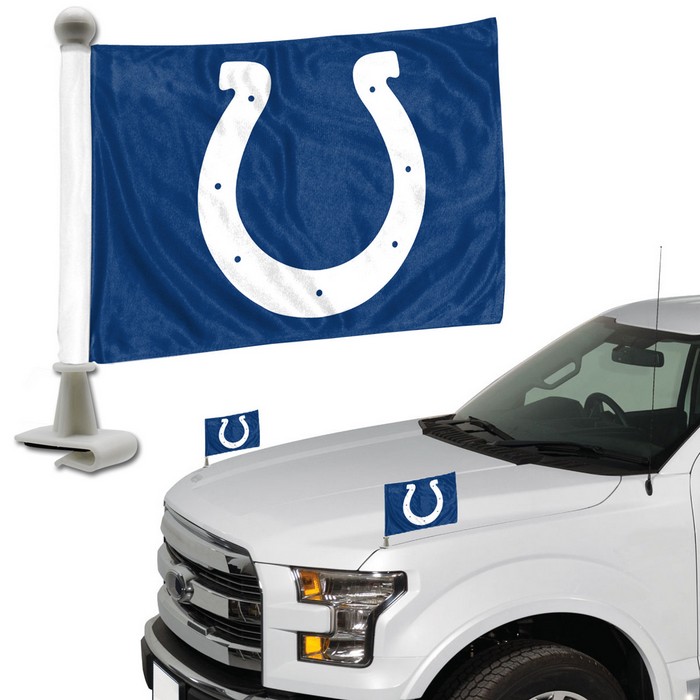 Team Promark Indianapolis Colts Flag Set 2 Piece Ambassador Style