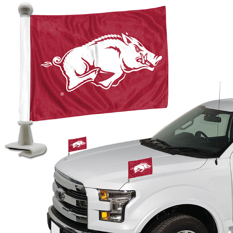 Arkansas Razorbacks Flag Set 2 Piece Ambassador Style