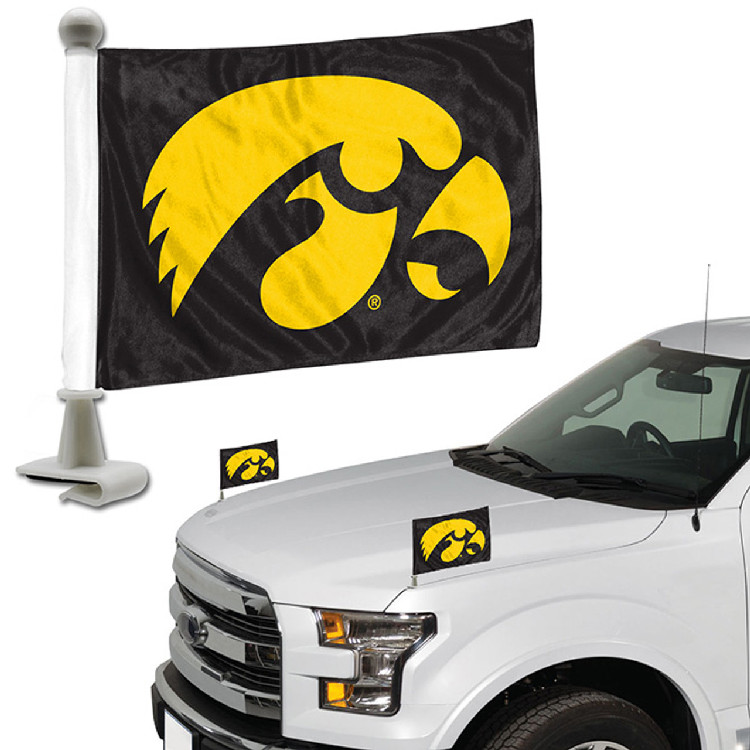 Iowa Hawkeyes Flag Set 2 Piece Ambassador Style