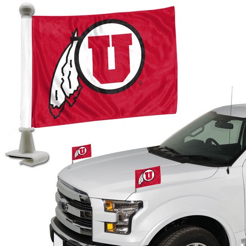 Team Promark Utah Utes Flag Set 2 Piece Ambassador Style -