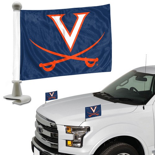 Team Promark Virginia Cavaliers Flag Set 2 Piece Ambassador Style -