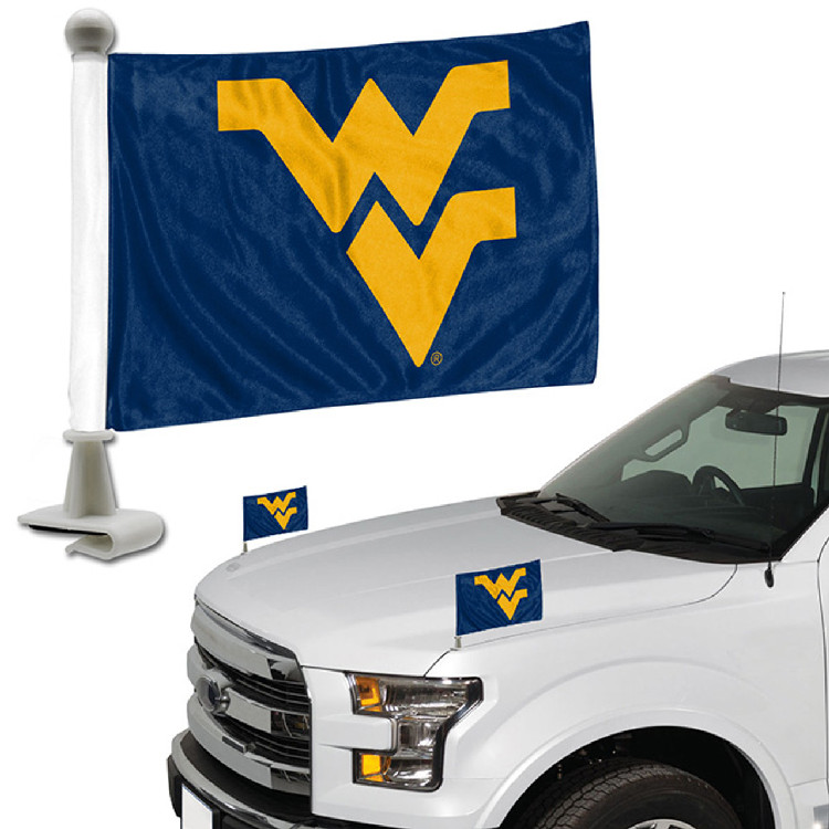 West Virginia Mountaineers Flag Set 2 Piece Ambassador Style