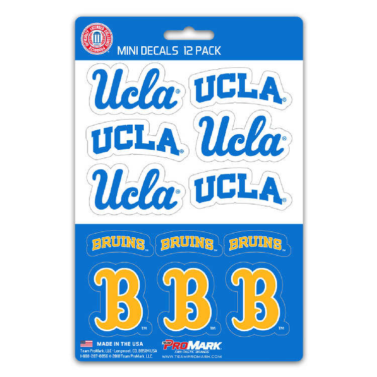 UCLA Bruins Decal Set Mini 12 Pack