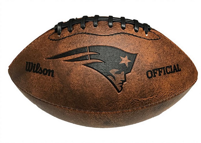 New England Patriots Football - Vintage Throwback - 9 Inches