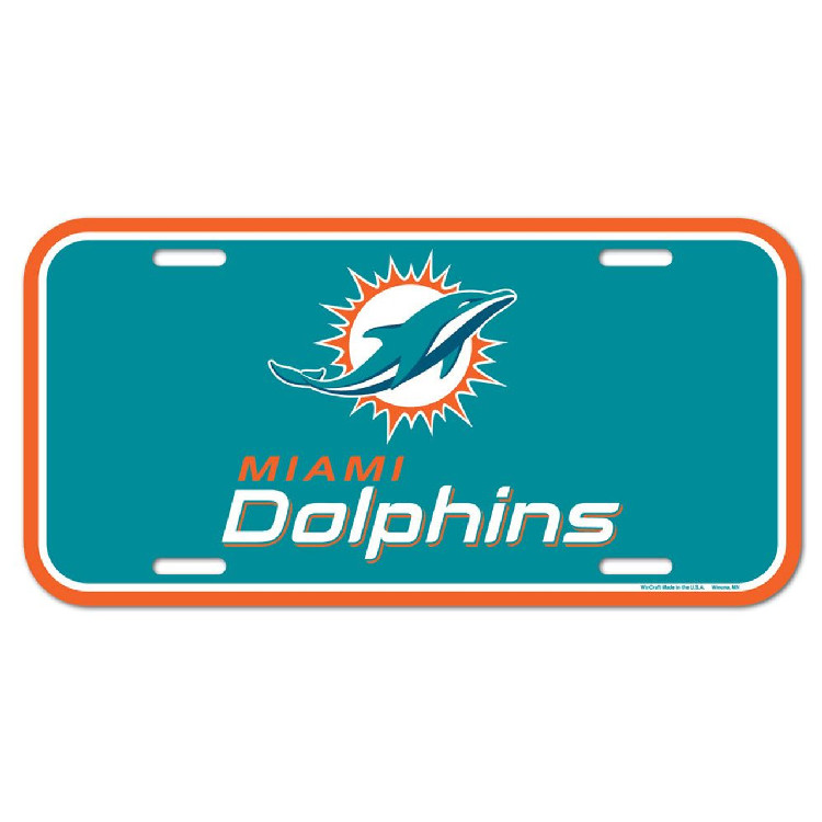 Miami Dolphins License Plate