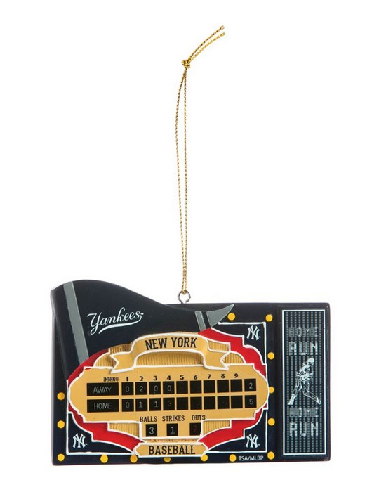 New York Yankees Ornament Scoreboard Design