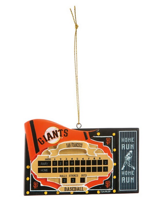 San Francisco Giants Ornament Scoreboard Design