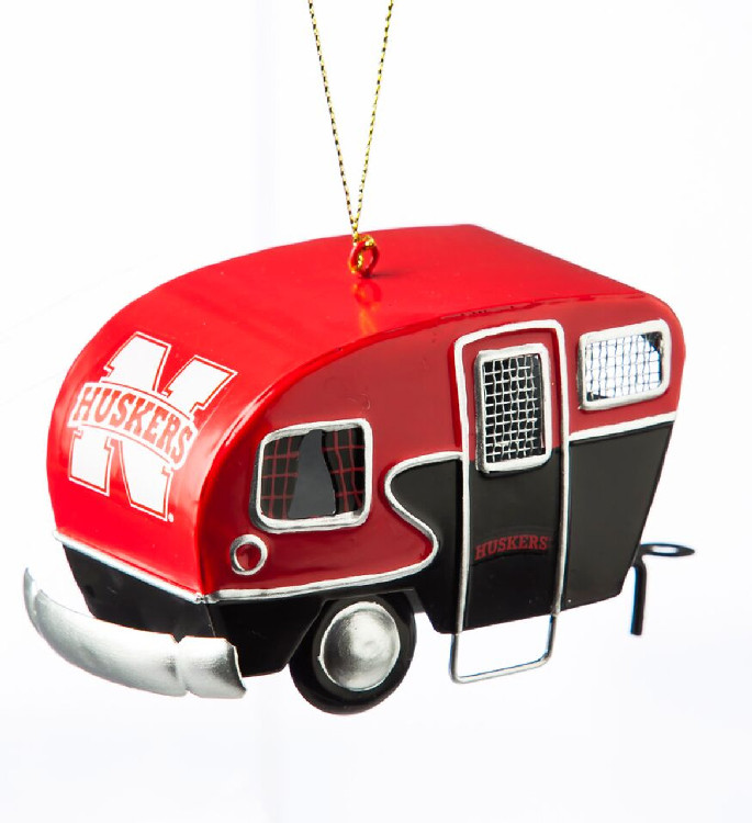 Nebraska Cornhuskers Ornament Camper Design CO