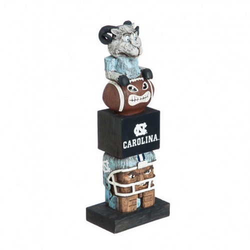 EVERGREEN North Carolina Tar Heels Tiki Totem