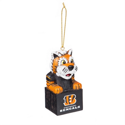 Cincinnati Bengals Ornament Tiki Design