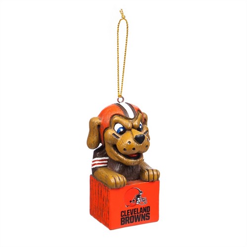 Cleveland Browns Ornament Tiki Design