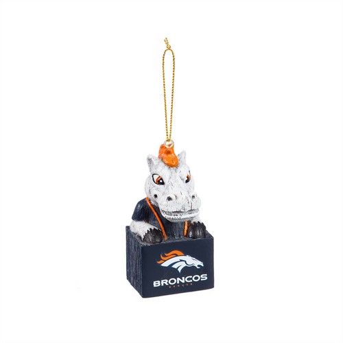 EVERGREEN Denver Broncos Ornament Tiki Design