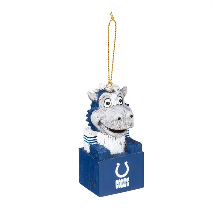 Indianapolis Colts Ornament Tiki Design