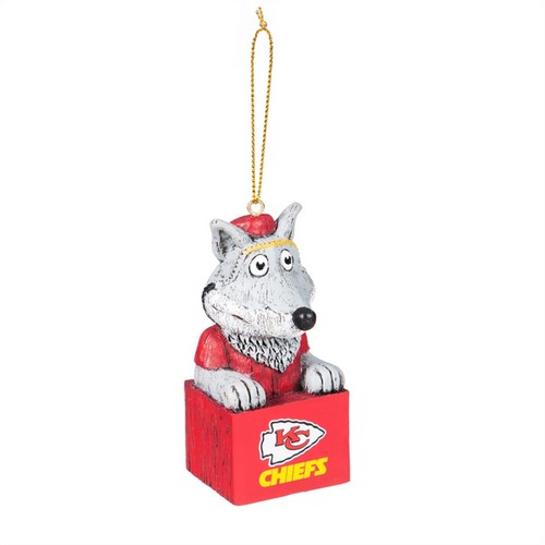 EVERGREEN Kansas City Chiefs Ornament Tiki Design