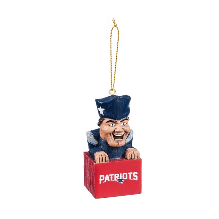 New England Patriots Ornament Tiki Design